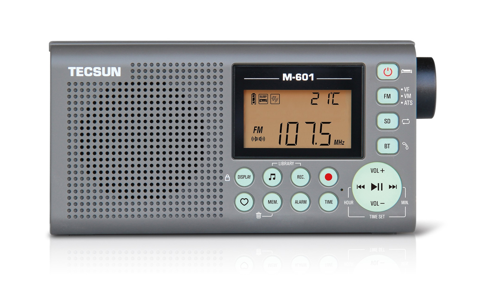 Tecsun M-601 Ψηφιακό Ραδιόφωνο DSP FM & Audio Player με Bluetooth, microSD & Recorder