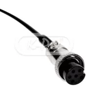 Astatic 636L Μαύρο Noise-Canceling CB Μικρόφωνο 6-Pin 3