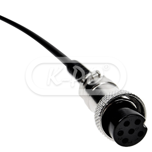 Astatic 636L Μαύρο Noise-Canceling CB Μικρόφωνο 6-Pin - Image 3