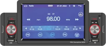 PNI Clementine 9555 MP5 Player Αυτοκινήτου 1DIN με Οθόνη 5" | Bluetooth, FM Radio, RDS, CarPlay, 4x50W 2