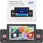PNI Clementine 9555 MP5 Player Αυτοκινήτου 1DIN με Οθόνη 5" | Bluetooth, FM Radio, RDS, CarPlay, 4x50W 1