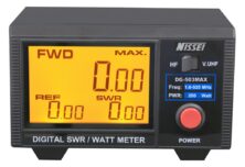 Nissei DG-503MAX Ψηφιακό PWR & SWR SSB/DMR 1.6–525 MHz με Οθόνη Telemeter