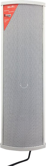 Επιτοίχιο Ηχείο 30W PS-304A (Τεμάχιο) 13x12.5x42εκ. σε Λευκό Χρώμα