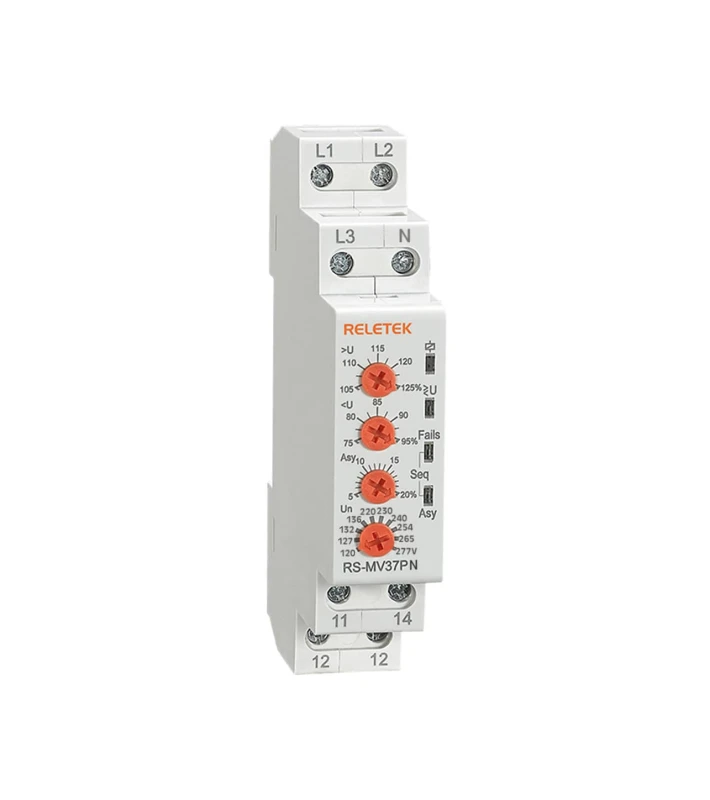 ΕΠΙΤΗΡΗΤΗΣ ΔΙΚΤΥΟΥ 3Φ ΡΑΓΑΣ ΜΕ ΟΥΔΕΤΕΡΟ ΑΠΩΛΕΙΑΣ/ΔΙΑΔΟΧΗΣ/ΑΣΥΜΜΕΤΡΙΑΣ RS-MV37PN RELETEK