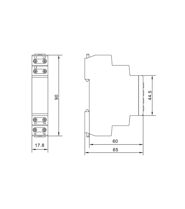 ΕΠΙΤΗΡΗΤΗΣ ΔΙΚΤΥΟΥ 3Φ ΡΑΓΑΣ ΜΕ ΟΥΔΕΤΕΡΟ ΑΠΩΛΕΙΑΣ/ΔΙΑΔΟΧΗΣ/ΑΣΥΜΜΕΤΡΙΑΣ RS-MV37PN RELETEK - Image 2