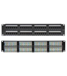 PATCH PANEL CAT5e UTP 48P 19" 2U LANCOM