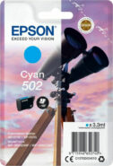 Epson 502 Γνήσιο Μελάνι Εκτυπωτή InkJet Κυανό (C13T02V24010) 1