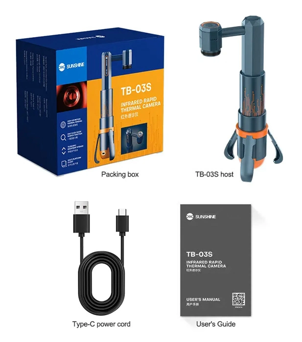 SUNSHINE κάμερα θερμικής απεικόνισης TB-03S, -20 έως 550 °C - Image 6