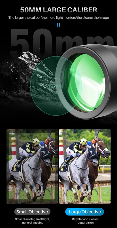 APEXEL κιάλια APS-PB10-30X50, 10x-30x zoom, Φ 50mm, μαύρα - Image 4