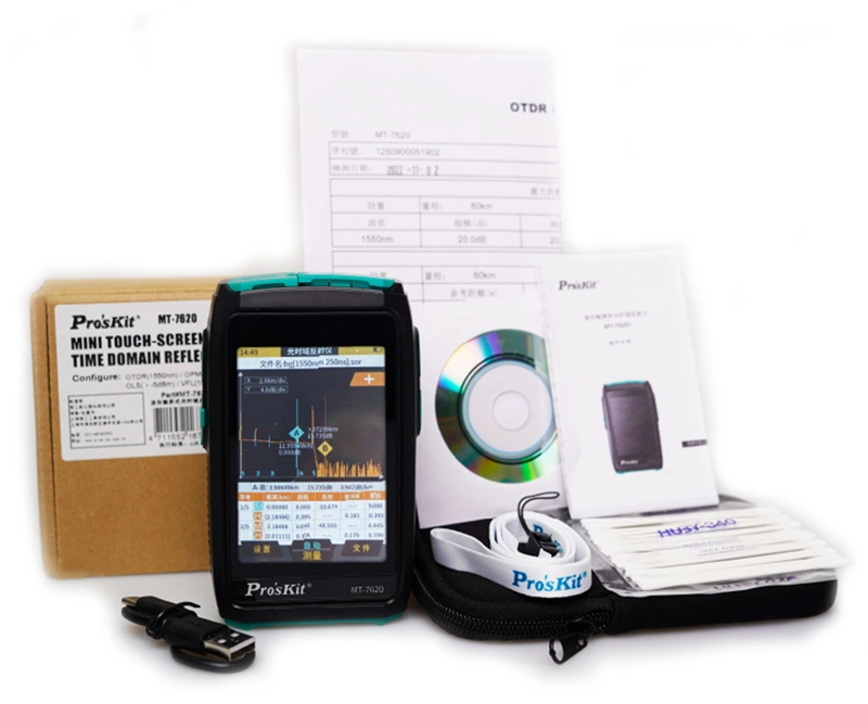 PROSKIT mini OTDR tester καλωδίων οπτικής ίνας MT-7620 με οθόνη αφής - Image 4