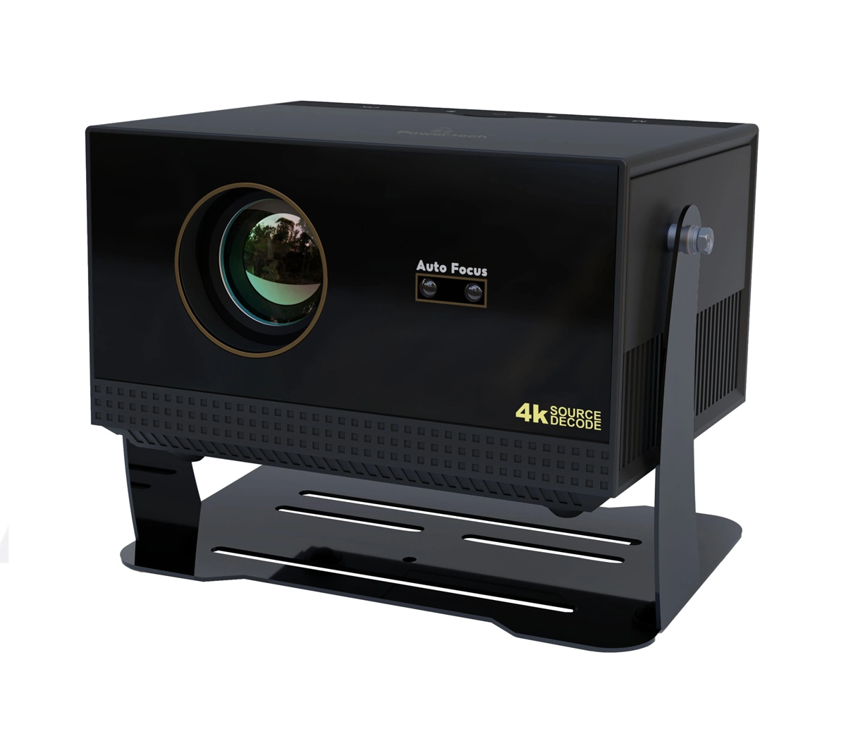 POWERTECH smart βιντεοπροβολέας PT-1243, 1080p, Android, WiFi, μαύρος