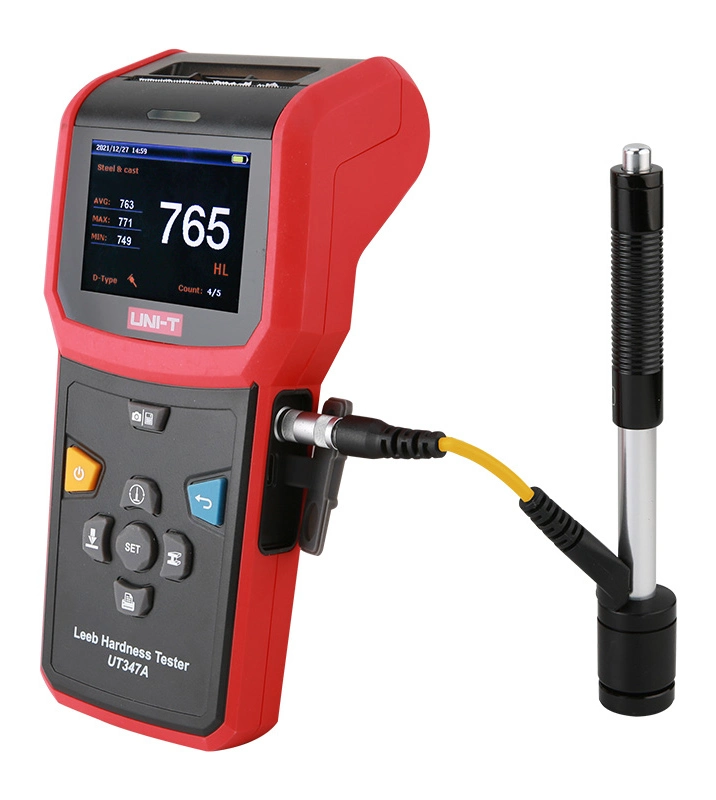 UNI-T ψηφιακός ελεγκτής σκληρότητας Leeb UT347A, με θερμική εκτύπωση - Image 3