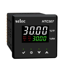 ΕΛΕΓΚΤΗΣ ΘΕΡΜΟΚΡΑΣΙΑΣ ΥΓΡΑΣΙΑΣ ΠΙΝΑΚΟΣ ΨΗΦΙΑΚΟΣ 96X96 2NO+2AL+RS-485 HTC307 SELEC