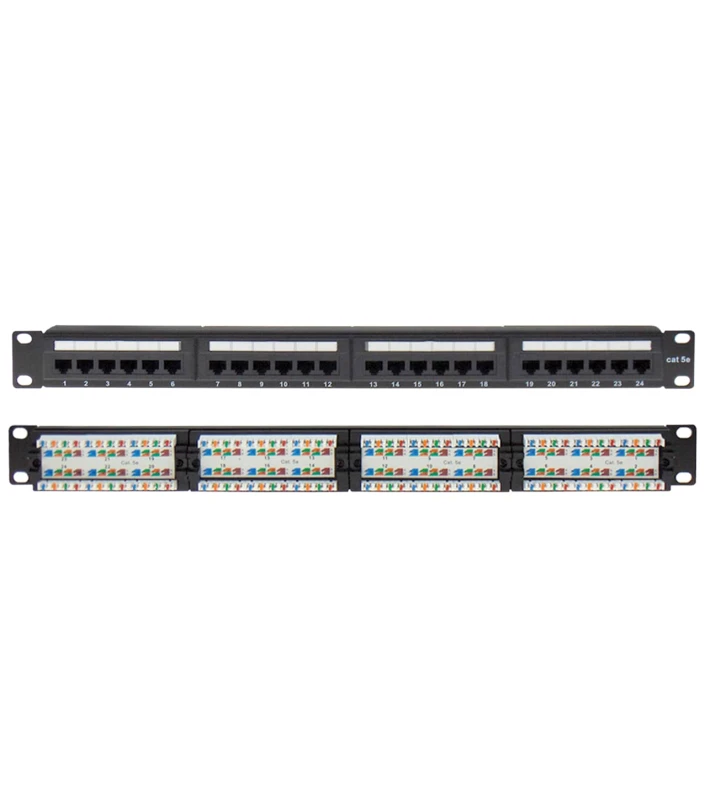 PATCH PANEL CAT5e UTP 24P 19" 1U LANCOM