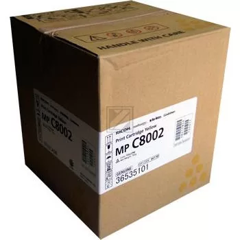 Ricoh MP C6502 Toner Cartridge Yellow 842148 3 Ricoh MP C6502 Toner Cartridge Yellow 842148