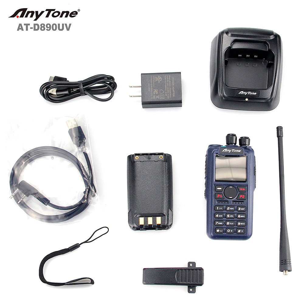 Anytone AT-D890UV Dual Band DMR/FM Ασύρματος Πομποδέκτης με Bluetooth, GPS & APRS 7 Anytone AT-D890UV Dual Band DMR/FM Ασύρματος Πομποδέκτης με Bluetooth, GPS & APRS - Image 5