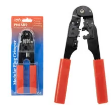 PNI SR5 Πρέσα Ακροδεκτών Δικτύου RJ45 (CAT5/CAT6) με Κόφτη & Απογυμνωτή Καλωδίων