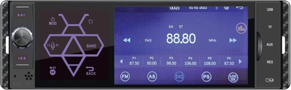 Εγκατεστημένο 1 DIN MP5 Player με οθόνη σε ταμπλό αυτοκινήτου