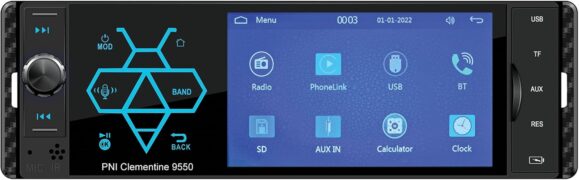 PNI Clementine 9550 1 DIN Ηχοσύστημα Αυτοκινήτου με Οθόνη και CarPlay