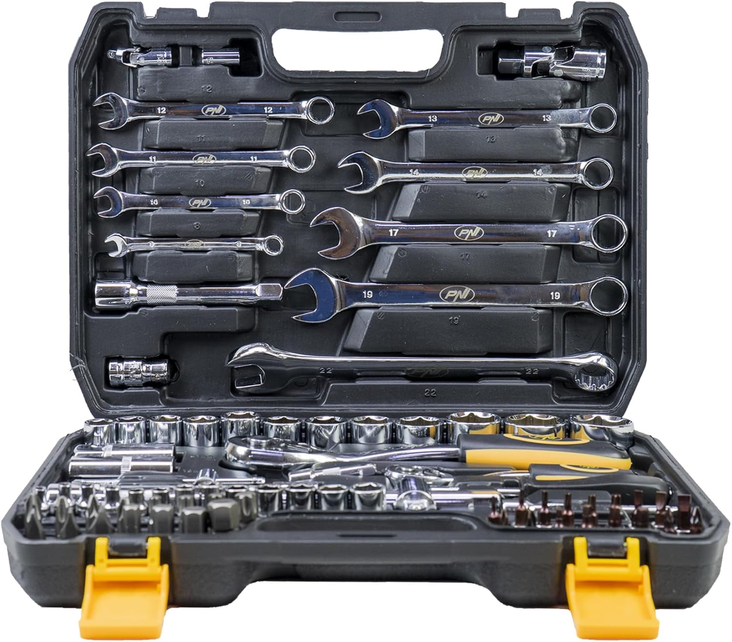 PNI TCF82 Κασετίνα Εργαλείων με Καρυδάκια & Γερμανόπολυγωνα 82 Τεμαχίων 3 PNI TCF82 Κασετίνα Εργαλείων με Καρυδάκια & Γερμανόπολυγωνα 82 Τεμαχίων