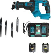 PNI CSW100 Σετ Σπαθόσεγα 18V με 2x 5Ah Μπαταρίες, Διπλό Φορτιστή & 4 Λάμες 2