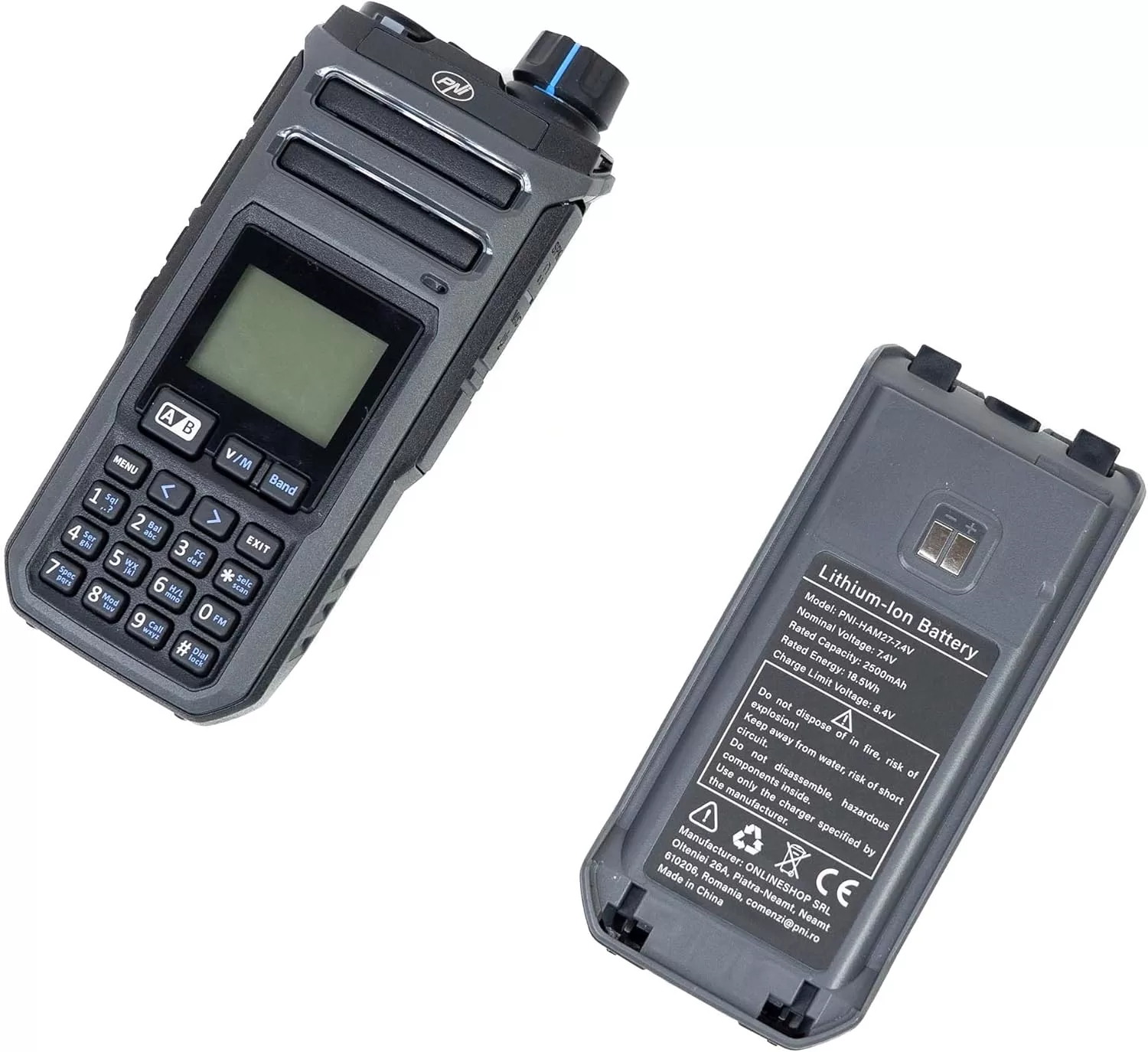 PNI HAM27 Φορητό Scanner Συχνοτήτων Ευρέως Φάσματος (0.153-1160 MHz) με 999 Κανάλια 6 PNI HAM27 Φορητό Scanner Συχνοτήτων Ευρέως Φάσματος (0.153-1160 MHz) με 999 Κανάλια - Image 4