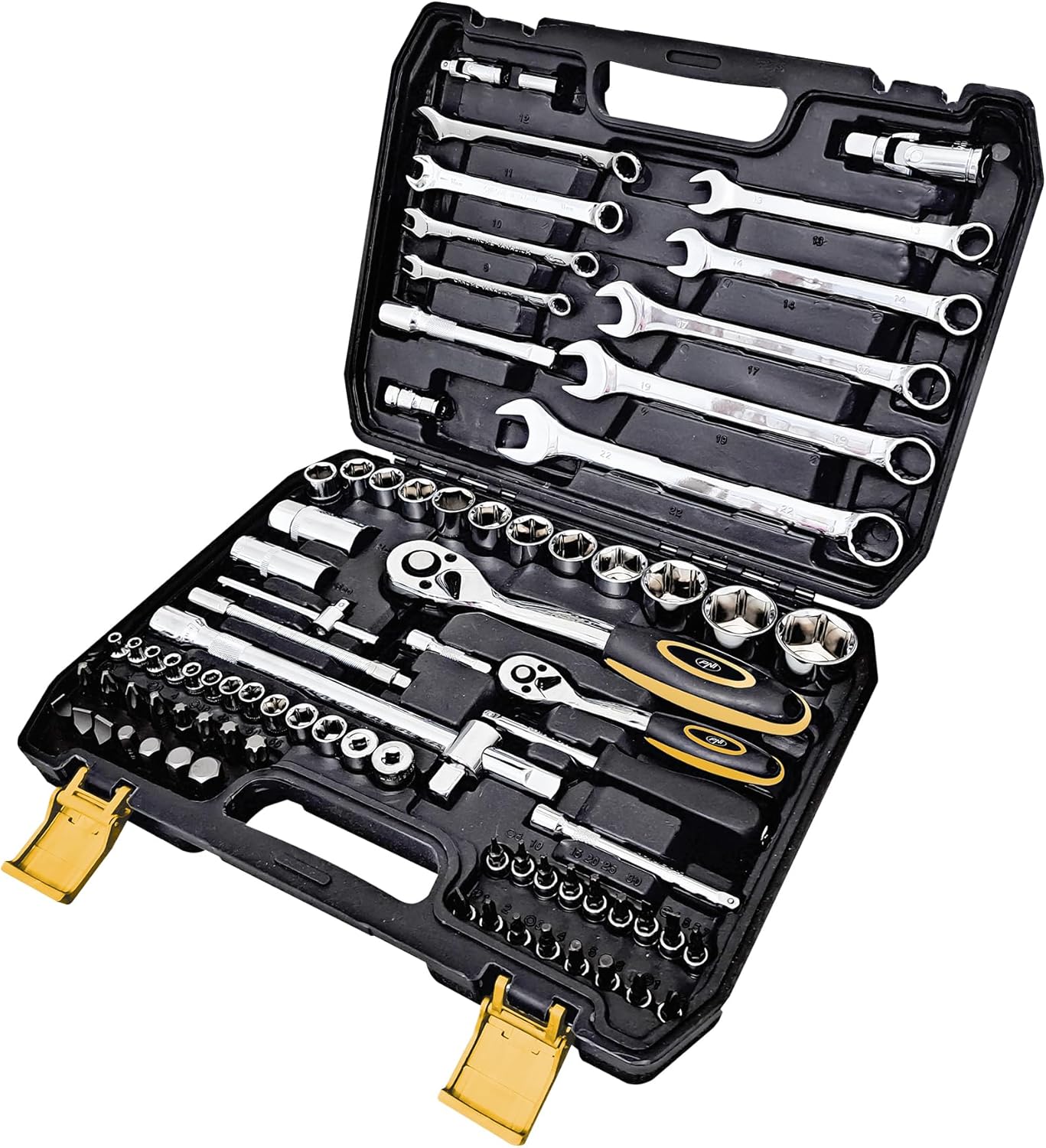 PNI TCF82 Κασετίνα Εργαλείων με Καρυδάκια & Γερμανόπολυγωνα 82 Τεμαχίων 5 PNI TCF82 Κασετίνα Εργαλείων με Καρυδάκια & Γερμανόπολυγωνα 82 Τεμαχίων - Image 3