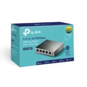 TP-LINK TL-SF1005P V5 5-Port 10/100Mbps Desktop Switch with 4-Port PoE+ 2