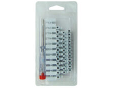 ΣΕΤ ΚΛΕΜΩΝ ΗΛΕΚΤΡΟΛΟΓΙΚΩΝ ΜΕ ΔΟΚΙΜΑΣΤΙΚΟ ΚΑΤΣΑΒΙΔΙ BLK