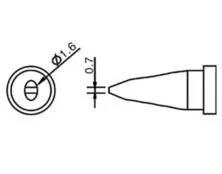 ΜΥΤΗ ΚΟΛΛΗΤΗΡΙΟΥ ΣΤΑΘΜΟΥ T800-1.6D (AT90DH) ATN