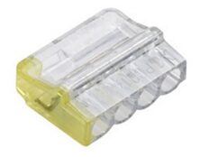 ΤΕΡΜΑΤΙΚΑ ΚΑΛΩΔΙΟΥ 4P 2.5mm² ΚΙΤΡΙΝΟ ΚΑΙ ΔΙΑΦΑΝΕΣ MINI PC214 HVP