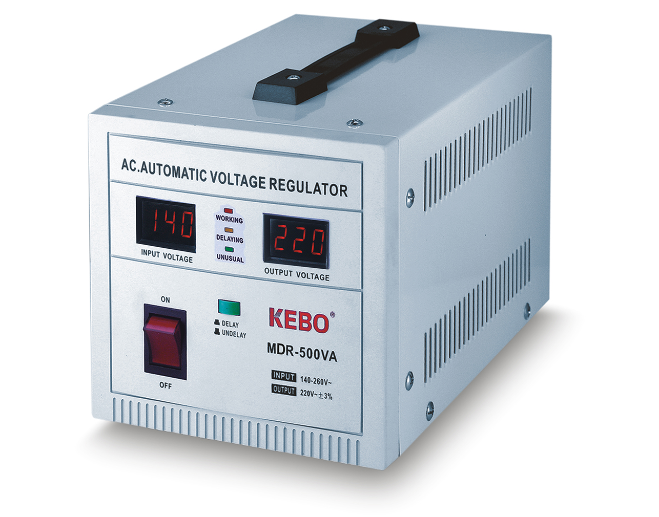 ΣΤΑΘΕΡΟΠΟΙΗΤΗΣ-ΡΥΘΜΙΣΤΗΣ ΤΑΣΗΣ 500VA ΨΗΦΙΑΚΟΣ SERVO (MDR) KEBO 3 ΣΤΑΘΕΡΟΠΟΙΗΤΗΣ-ΡΥΘΜΙΣΤΗΣ ΤΑΣΗΣ 500VA ΨΗΦΙΑΚΟΣ SERVO (MDR) KEBO