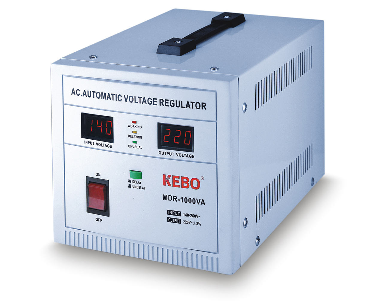 ΣΤΑΘΕΡΟΠΟΙΗΤΗΣ-ΡΥΘΜΙΣΤΗΣ ΤΑΣΗΣ 1000VA ΨΗΦΙΑΚΟΣ SERVO (MDR) KEBO 3 ΣΤΑΘΕΡΟΠΟΙΗΤΗΣ-ΡΥΘΜΙΣΤΗΣ ΤΑΣΗΣ 1000VA ΨΗΦΙΑΚΟΣ SERVO (MDR) KEBO