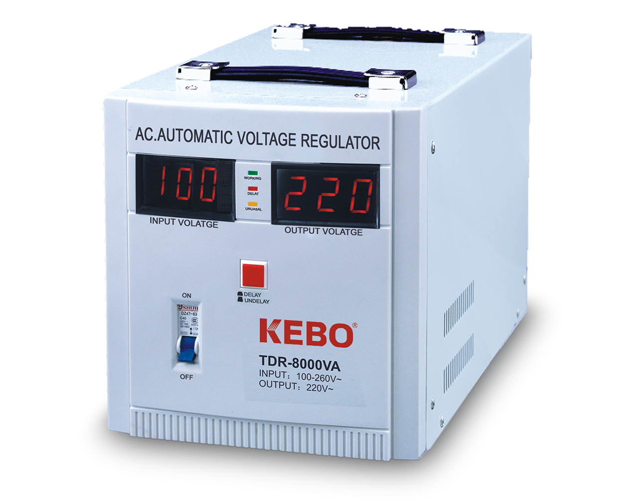 ΣΤΑΘΕΡΟΠΟΙΗΤΗΣ-ΡΥΘΜΙΣΤΗΣ ΤΑΣΗΣ 8000VA ΨΗΦΙΑΚΟΣ ΥΨΗΛΗΣ ΑΠΟΔΟΣΗΣ (TDR) KEBO 2 ΣΤΑΘΕΡΟΠΟΙΗΤΗΣ-ΡΥΘΜΙΣΤΗΣ ΤΑΣΗΣ 8000VA ΨΗΦΙΑΚΟΣ ΥΨΗΛΗΣ ΑΠΟΔΟΣΗΣ (TDR) KEBO