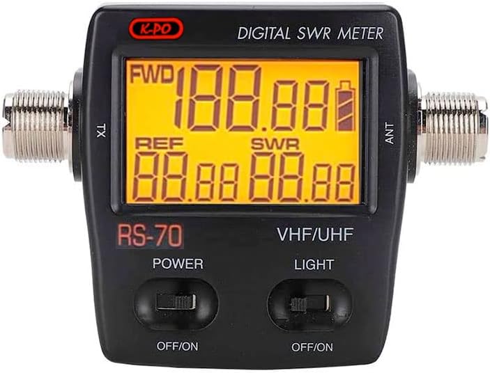 K-PO RS-70MAX Ψηφιακή Γέφυρα Στασίμων & Βατόμετρο 1.6-60MHz με Μέτρηση PEP