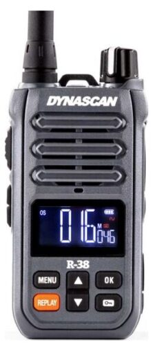 Dynascan R-38 Αδιάβροχος Ασύρματος PMR446 (IP67) με Καταγραφή & Μείωση Θορύβου - 12km