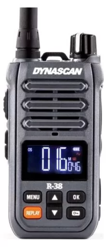 Dynascan R-38 Αδιάβροχος Ασύρματος PMR446 (IP67) με Καταγραφή & Μείωση Θορύβου - 12km