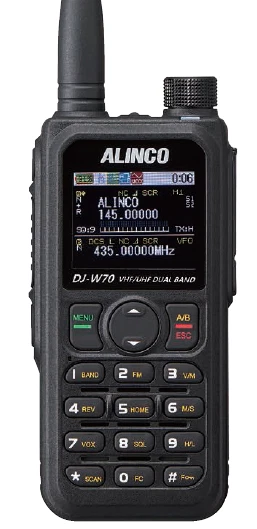 Alinco DJ-W70HE Ασύρματος Πομποδέκτης VHF/UHF IP67 8W