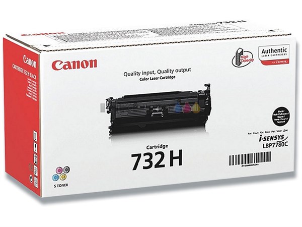Canon 732 Γνήσιο Toner Laser Εκτυπωτή Μαύρο High Capacity 12000 Σελίδων (6264B002)