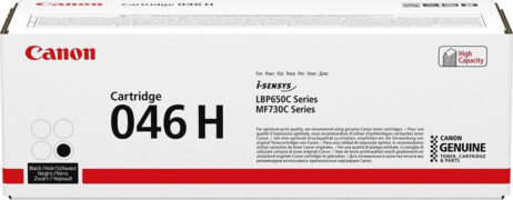 Canon 046H Γνήσιο Toner Laser Εκτυπωτή Μαύρο High Capacity 6300 Σελίδων 1254C002 2
