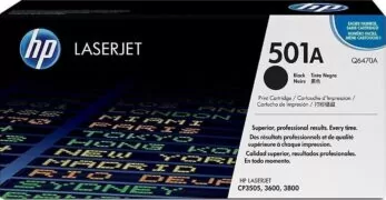HP 501A Γνήσιο Toner Laser Εκτυπωτή Μαύρο 6000 Σελίδων Q6470A 1
