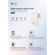 G&G GG-D110 Φορητός Εκτυπωτής Ετικετών Direct Thermal USB 203dpi 3