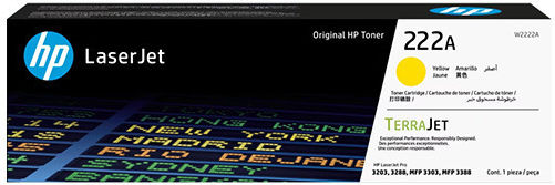 HP Γνήσιο Toner Laser Εκτυπωτή Κίτρινο W2222A
