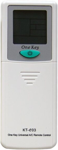KT-E03 Universal Τηλεχειριστήριο Air Condition με 4000 Κωδικούς, Οθόνη LCD και Χρονοδιακόπτη