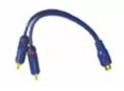 CR-881 Rca Y Αντάπτορας Θηλυκό σε 2 Αρσενικά Χρυσός 1