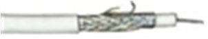 SUPER TERRA Άσπρο Καλώδιο Κεραίας 75ω 6.8mm με το Μέτρο 1