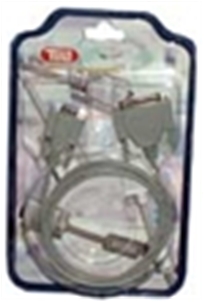 JCR-413 Καλώδιο Modem 3m με 9-pin Θηλυκό και 25-pin Αρσενικό