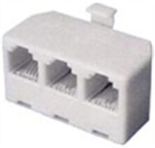 TA-1014W Διακλαδωτής Τηλεφώνου Αρσενικό σε 3 Θηλυκά 6P4C