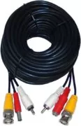 VCA-15 Καλώδιο CCTV 15m με Bnc, Rca & Dc 1