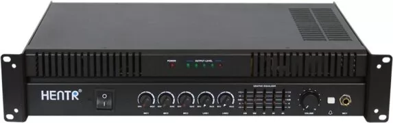 MPA-500Q Μικροφωνικός Ενισχυτής 250W 100V με 3 Εισόδους Μικροφώνων